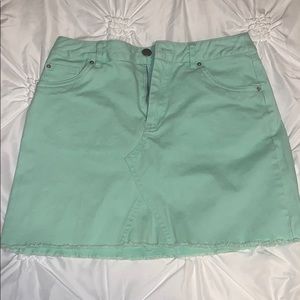 Teal skirt